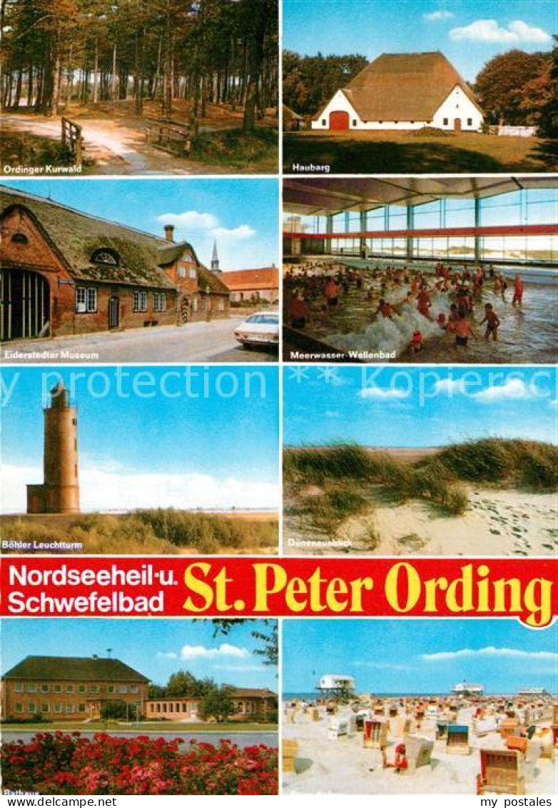 73294326 St Peter-Ording Kurwald Eiderstedter Museum Rathaus Hauberg Meerwasserw - St. Peter-Ording