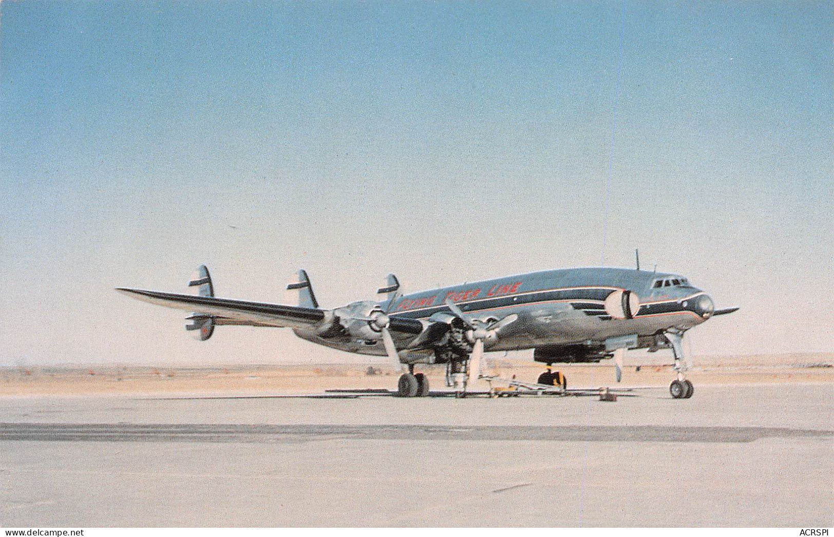 Lockheed L-049 Constellation  FLYING TIGER LINE   (Scan R/V) N° 68 \MP7160 - 1946-....: Ere Moderne