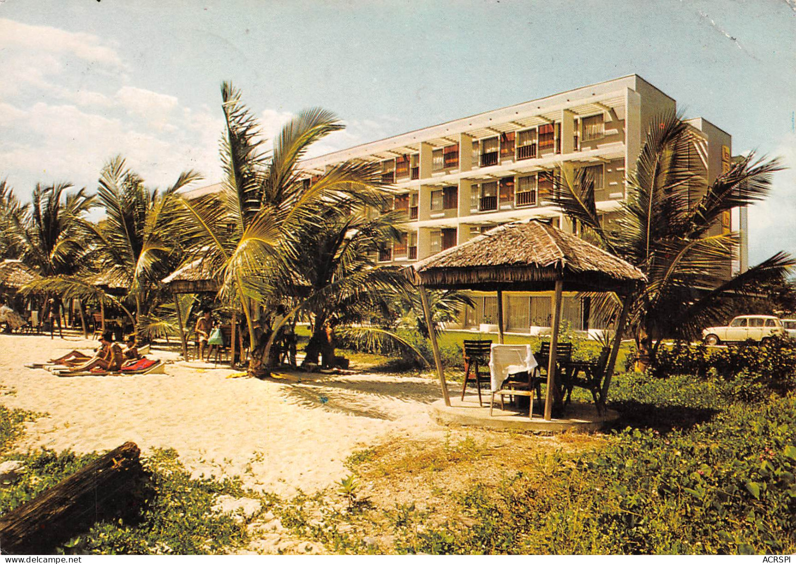 GABON LIBREVILLE La Plage De L'hotel GAMBA  édition TROLEZ  (Scan R/V) N° 20 \MP7162 - Gabon