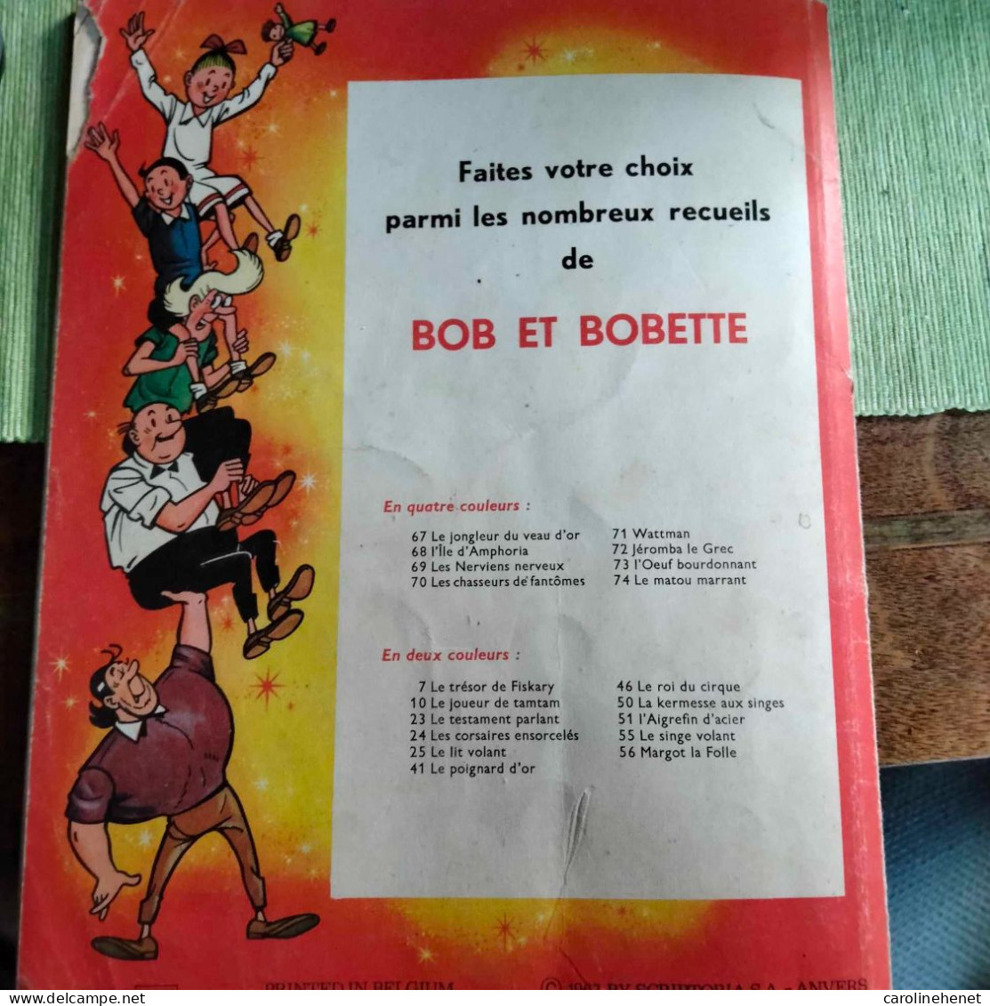 Bob Et Bobette 1ère édition N°78 - Suske En Wiske