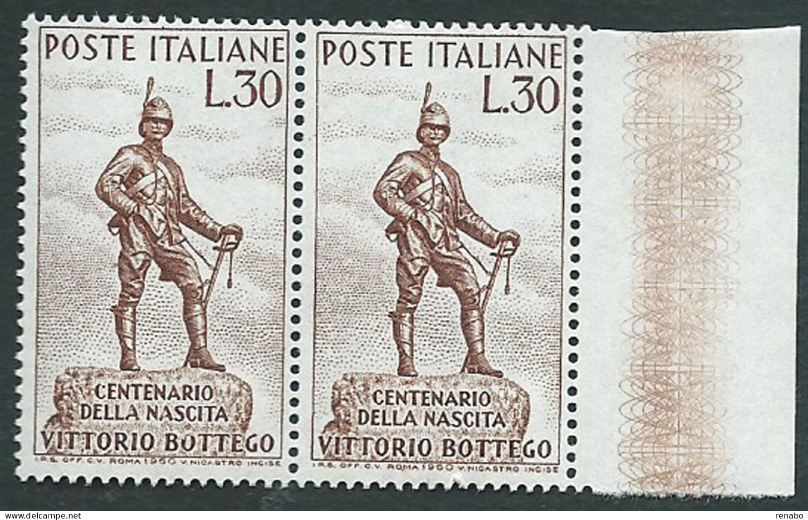 Italia 1960; Anniversario Nascita Di Vittorio Bottego, Esploratore E Militare - 1946-60: Nuevos