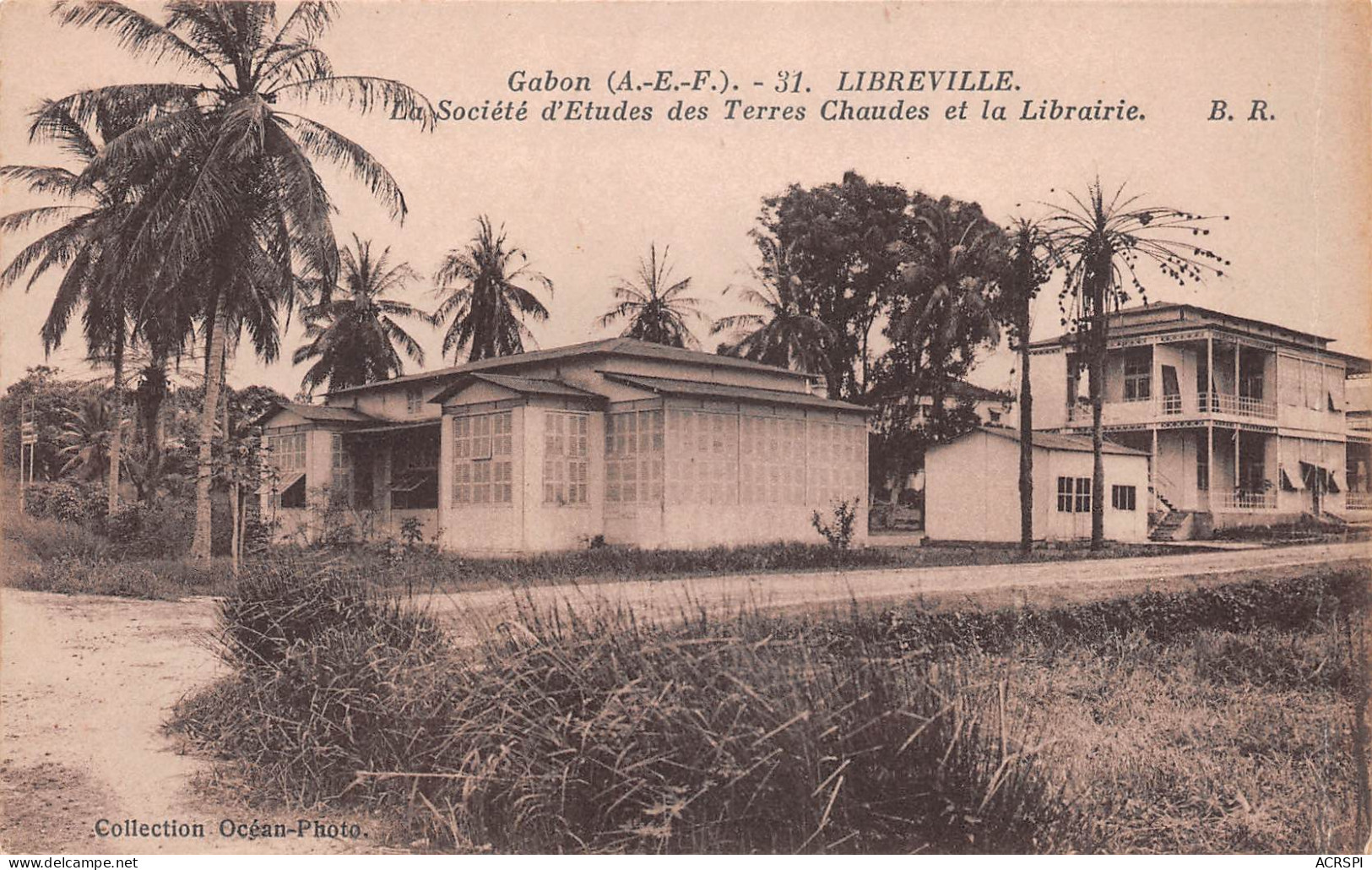 GABON LIBREVILLE Société D'Etudes Des Terres Chaudes Et La Librairie (Scan R/V) N° 41 \MP7162 - Gabon