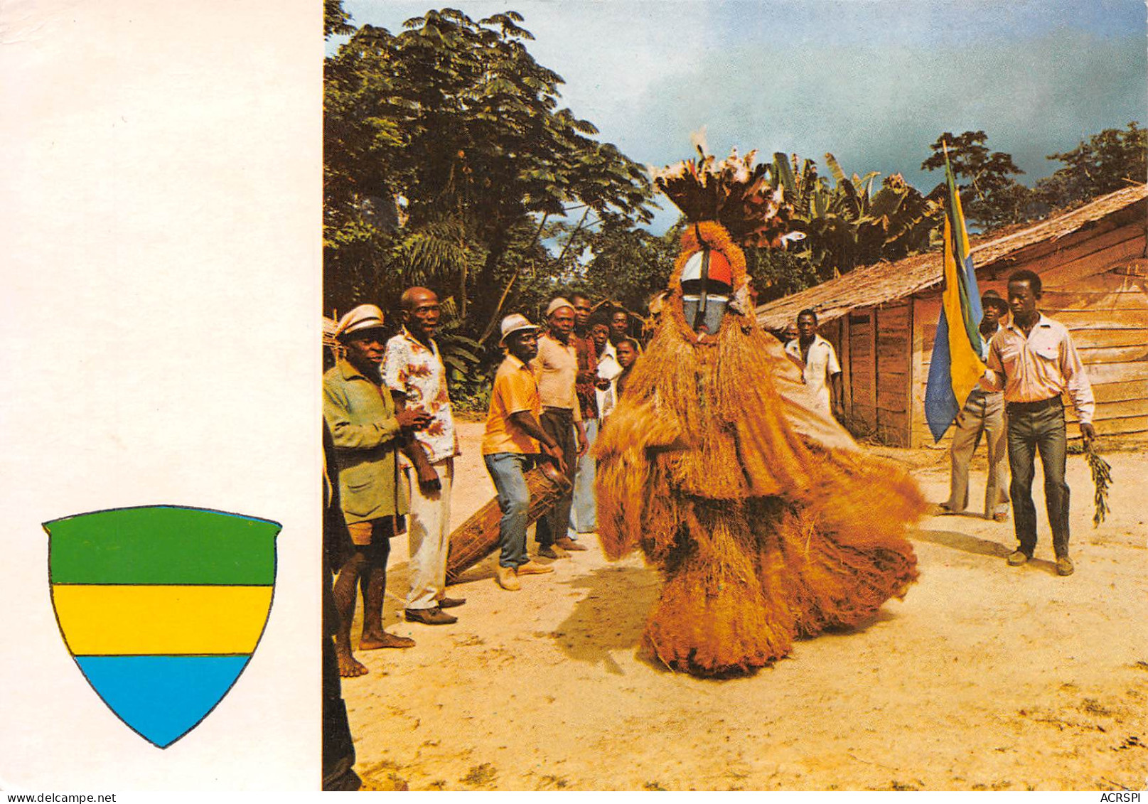 GABON LIBREVILLE Danseur Adouma édition Tropic   (Scan R/V) N° 60 \MP7163 - Gabon