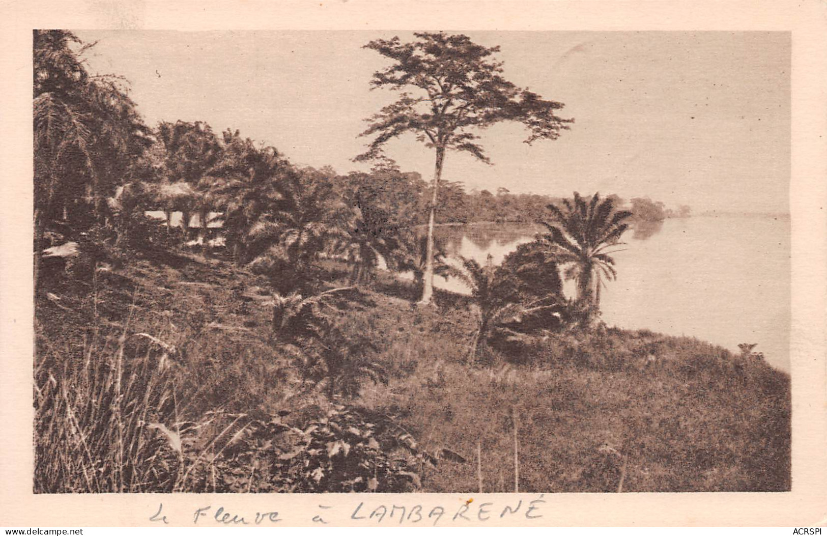 GABON   L'Ogooué à  Lambaréné  FRANCEVILLE (Scan R/V) N° 19 \MP7164 - Gabon