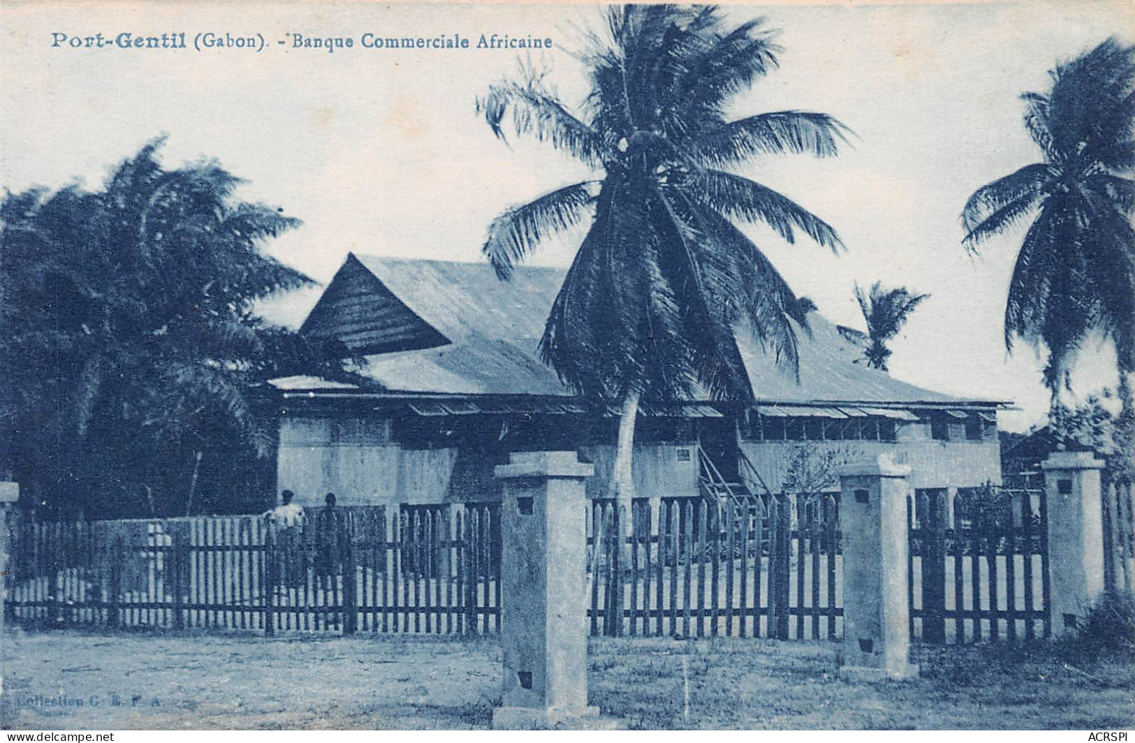 GABON  PORT-GENTIL  Banque Commerciale Africaine Coll C.E.F.A Carte Vierge Non Circulé  (Scan R/V) N° 8 \MP7165 - Gabon