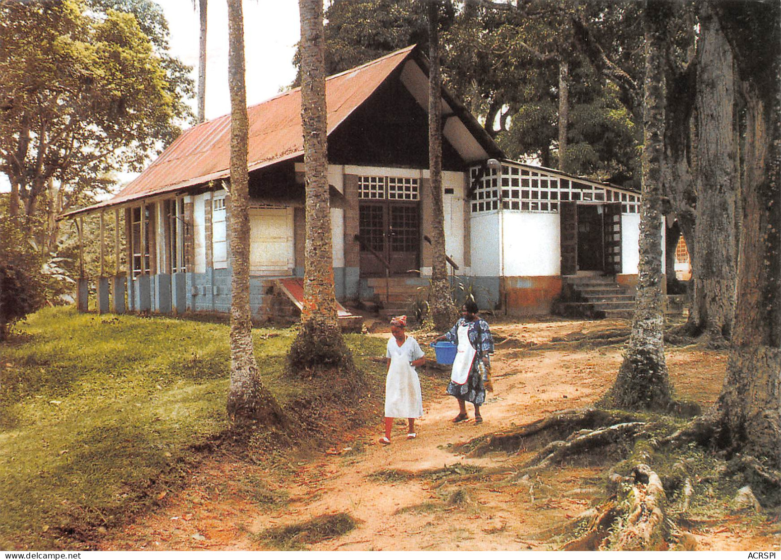 GABON LAMBARENE Ancien Hopital Du Dr SCHWEITZER Le Réfectoire éd Tropic Libreville (Scan R/V) N° 43 \MP7165 - Gabon