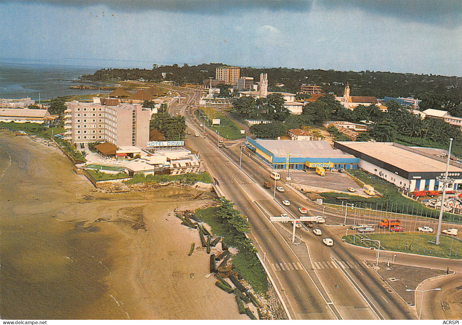 GABON LIBREVILLE Vue Hotel DOWE Boulevard  J.DEEMIN  édition TROLEZ Tropic FOTO  (Scan R/V) N° 73 \MP7165 - Gabon