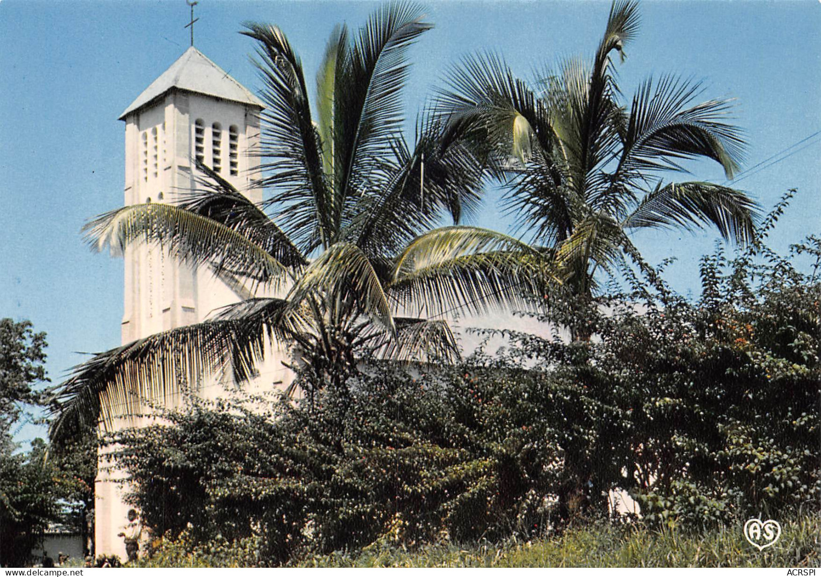 Gabon FRANCEVILLE  église Saint Hilaire  éd Du Lys Carte Vierge Non Circulé  (Scan R/V) N° 3 \MP7166 - Gabon
