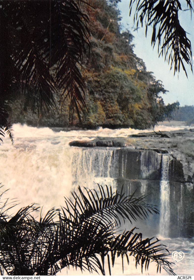 Gabon FRANCEVILLE Chutes De L'Ogooué à Poubara Carte Vierge Non Circulé éd Du Lys (Scan R/V) N° 4 \MP7166 - Gabon