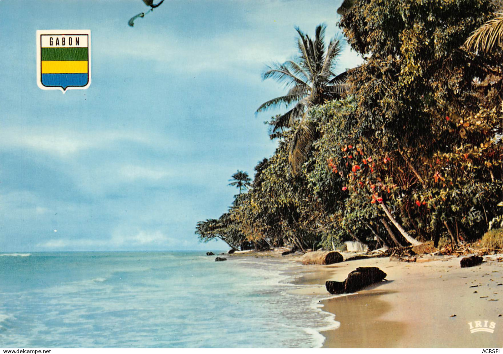 GABON LIBREVILLE   Pointe SAOUE Au Cap Esterias édition IRIS  (Scan R/V) N° 53 BIS \MP7166 - Gabon