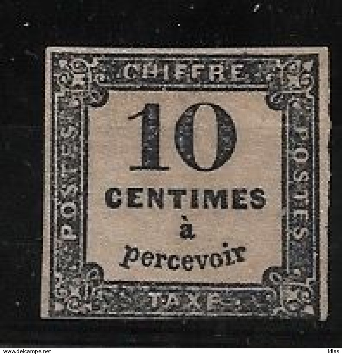 FRANCE 1859 Timbre Taxe Unused NO GUM - 1859-1959.. Ungebraucht