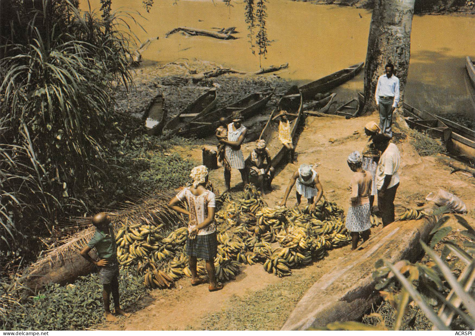 Gabon   Débarcadère à Nzanayong Nzeng Ayong Ogooué édition Tropic LIBREVILLE  (Scan R/V) N° 44 \MP7166 - Gabun