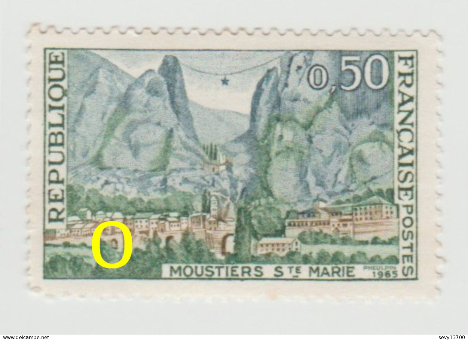 France 1965 4 Timbres YT N° 1436 2 Neufs 2 Oblitérés- Ouverture Dissimulée, Ouverture Claire, Blanc Dans Le Cyprès - Ongebruikt