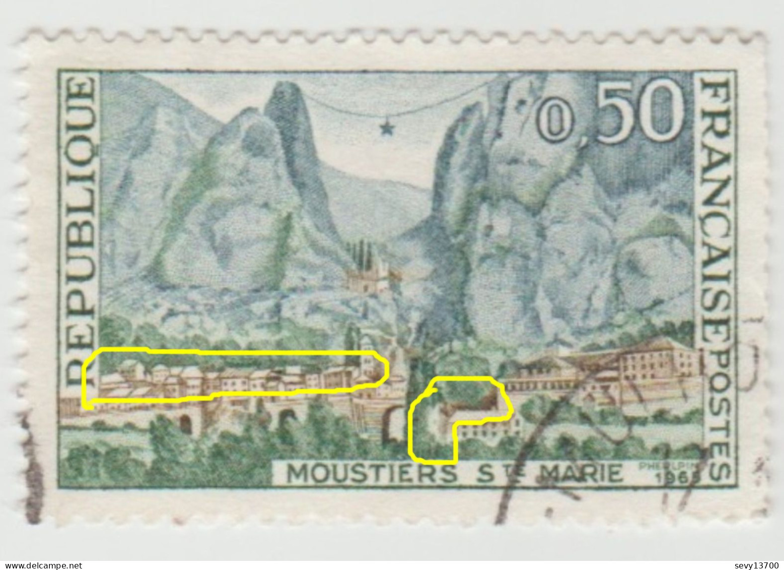France 1965 4 Timbres YT N° 1436 2 Neufs 2 Oblitérés- Ouverture Dissimulée, Ouverture Claire, Blanc Dans Le Cyprès - Unused Stamps