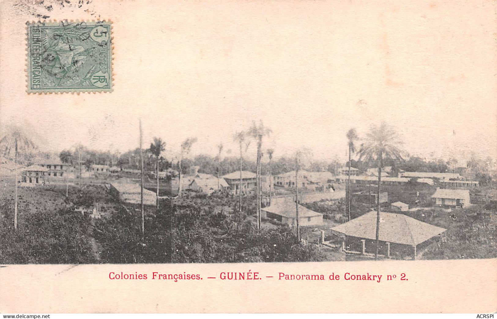 GUINEE CONAKRY Panorama De La Ville N°2    (Scan R/V) N° 23 \MP7168 - French Guinea