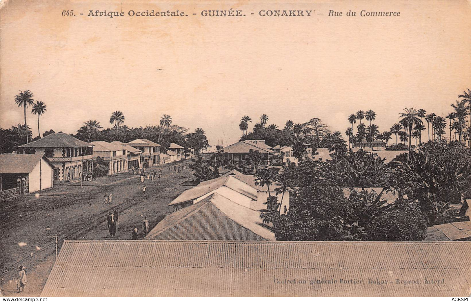 GUINEE CONAKRY La Rue Du Commerce éditions Fortier    (Scan R/V) N° 24 \MP7168 - Guinée Française