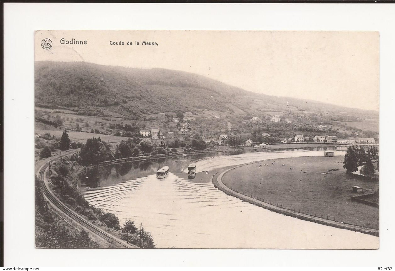 Godinne : Coude De La Meuse 1913 - Gedinne