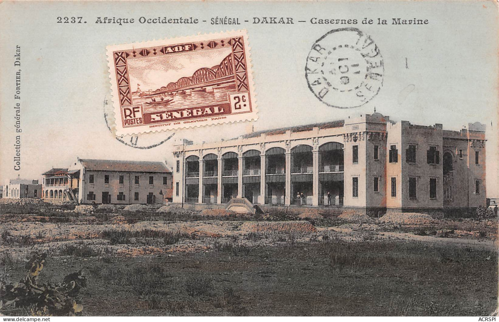 Sénégal   DAKAR Casernes De La Marine édition Fortier  Dakar  (Scan R/V) N° 49  \MP7169 - Senegal
