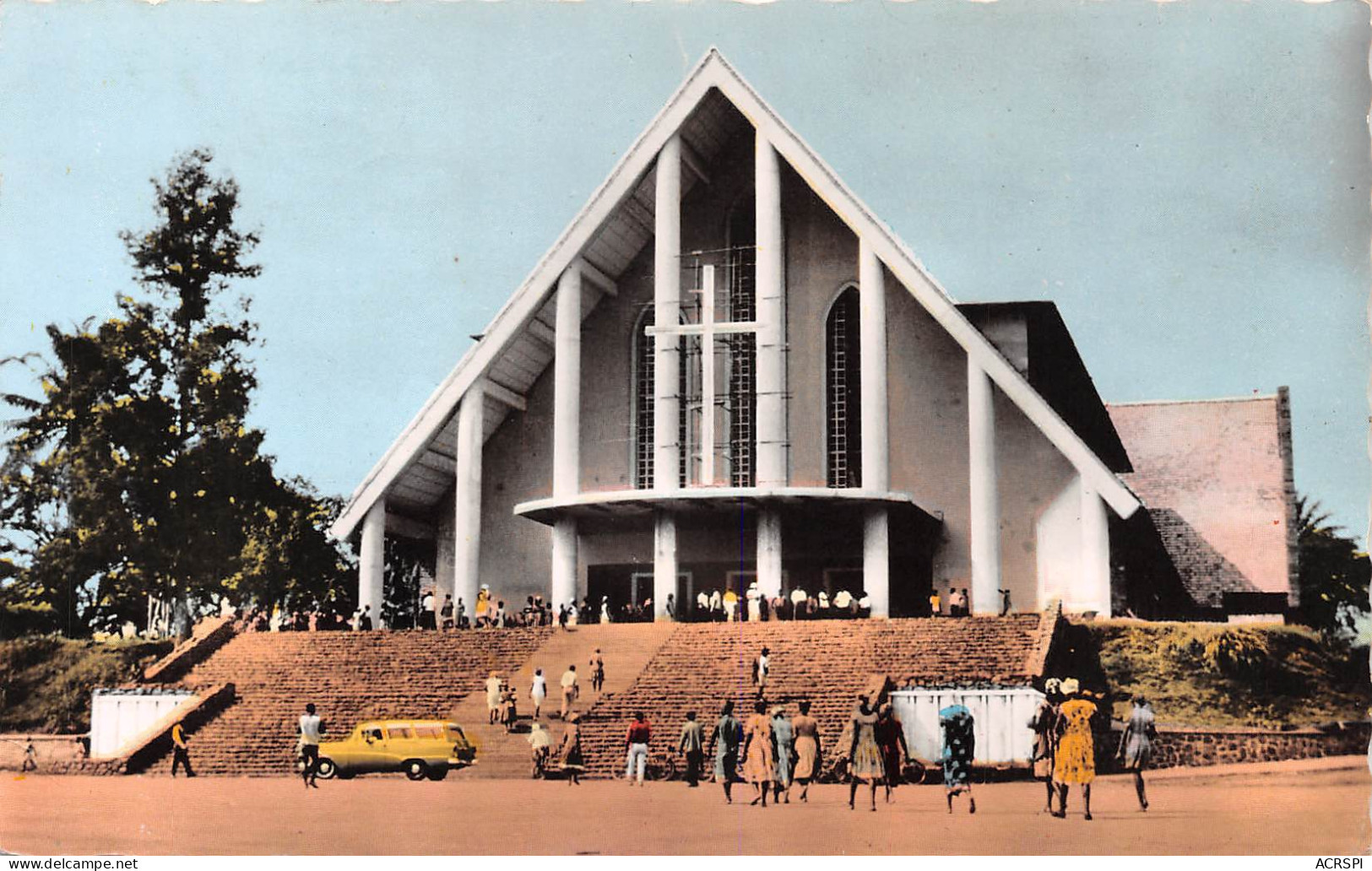 CAMEROUN YAOUNDE    La Cathédrale   éditions Printania  (Scan R/V) N° 4 \MP7170 - Cameroun