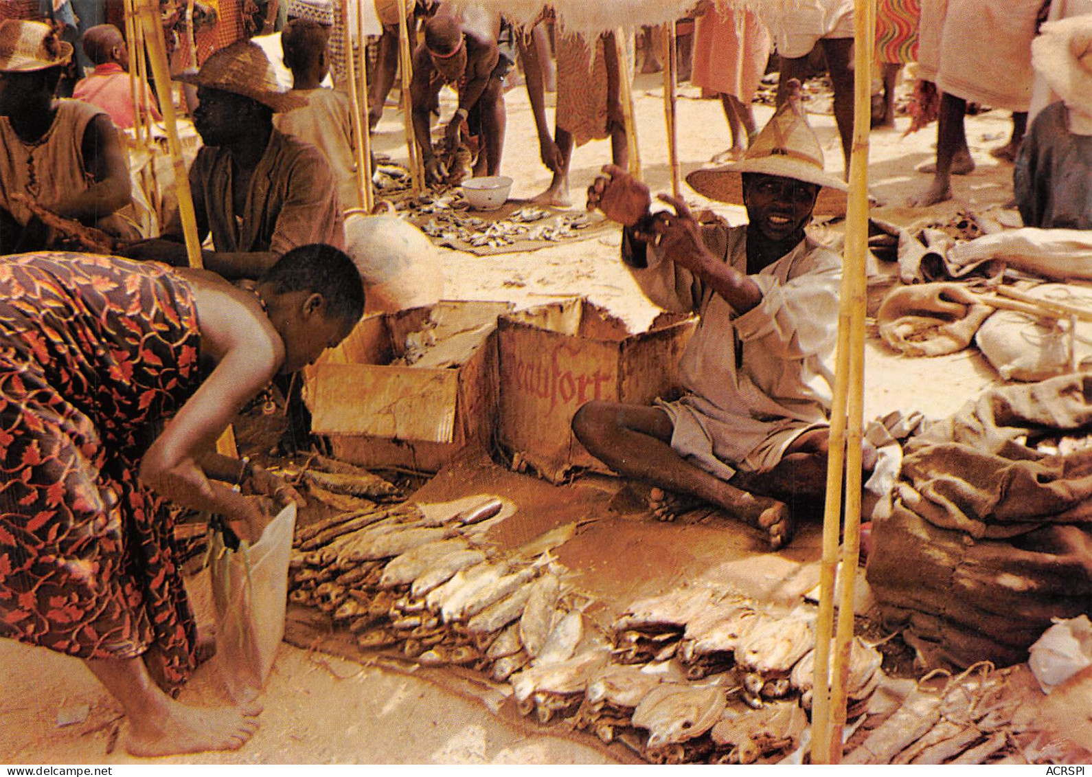 CAMEROUN Vendeuse De Poissons Au Marché De Koza édition Koza YAOUNDE     (Scan R/V) N° 11 \MP7170 - Cameroun