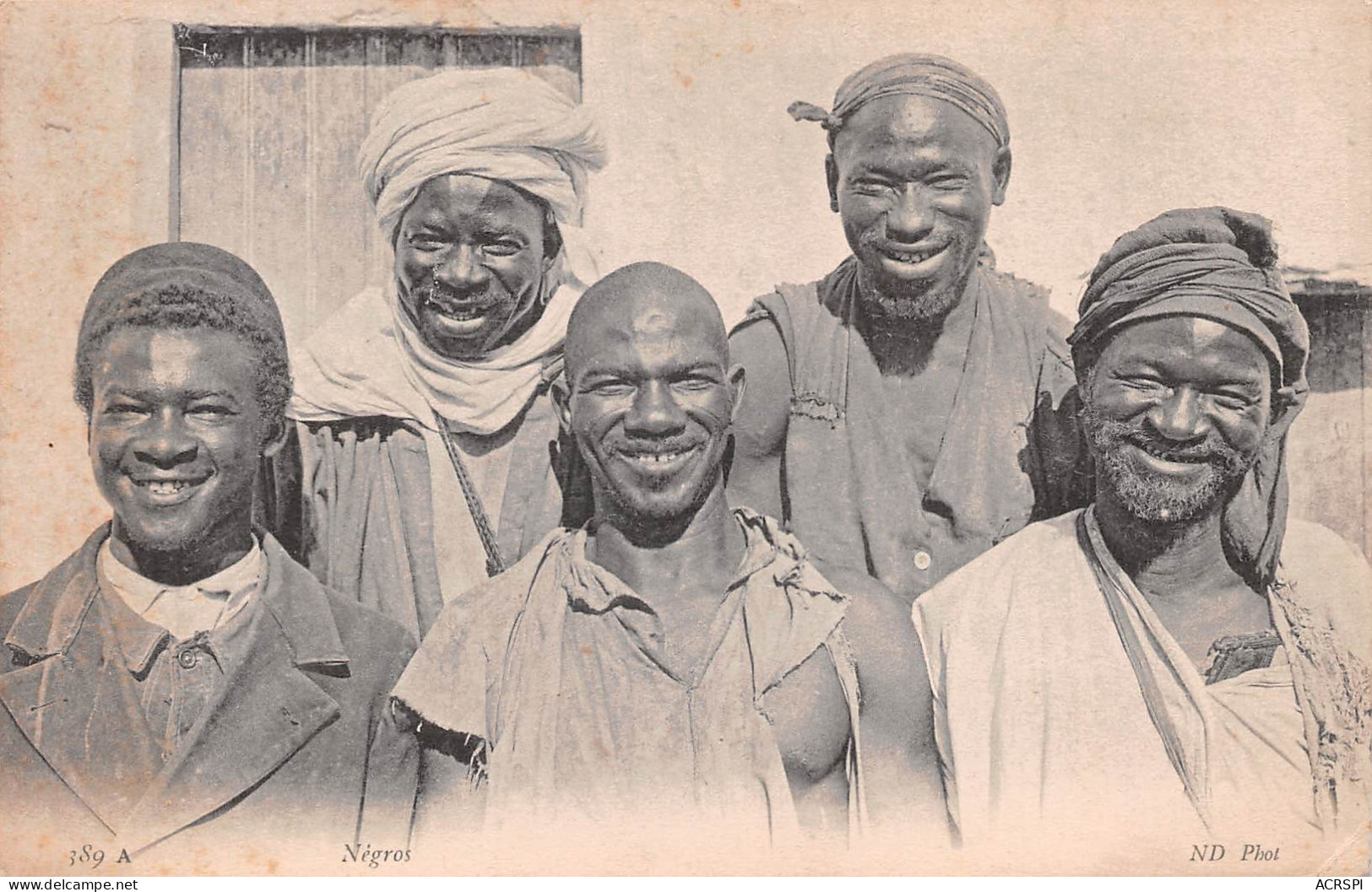 CAMEROUN  Cinq Négros Du Soudan(Mali)   édition Braun Postée Au Cameroun  DOUALA   (Scan R/V) N° 41 \MP7170 - Cameroon