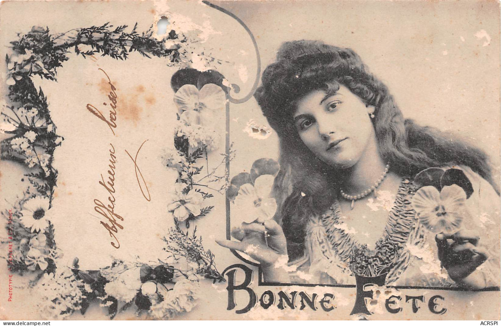 Mode Femme Coiffure 1904    édition Carte Photo  (Scan R/V) N° 11 \MP7173 - Fashion