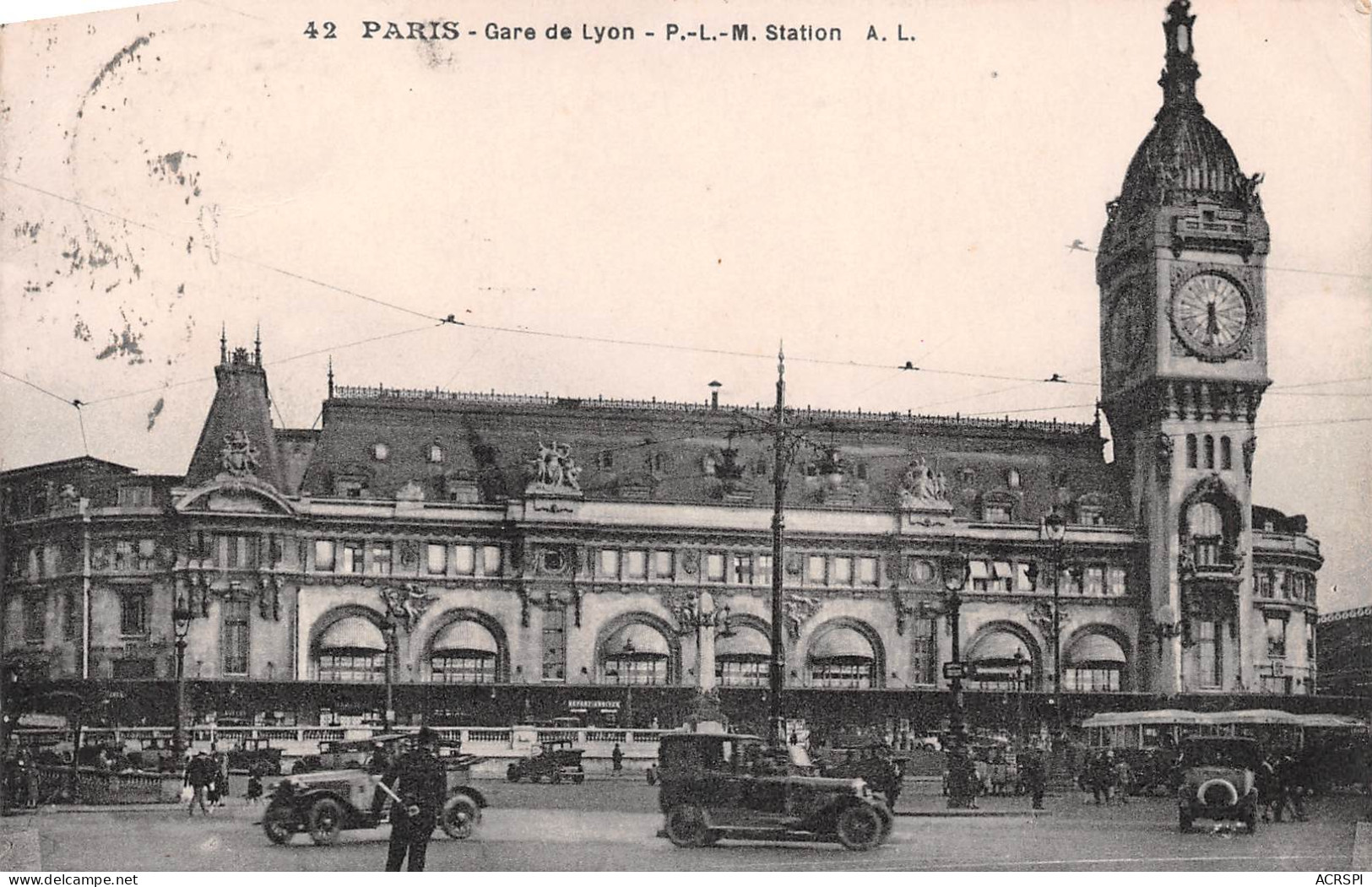 PARIS Gare De Lyon édition A.L  (Scan R/V) N° 62 \MP7173 - Stations, Underground