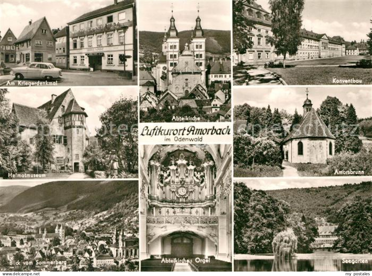 73294077 Amorbach Miltenberg Abteikirche Amorsbrunn Koventbau  - Amorbach