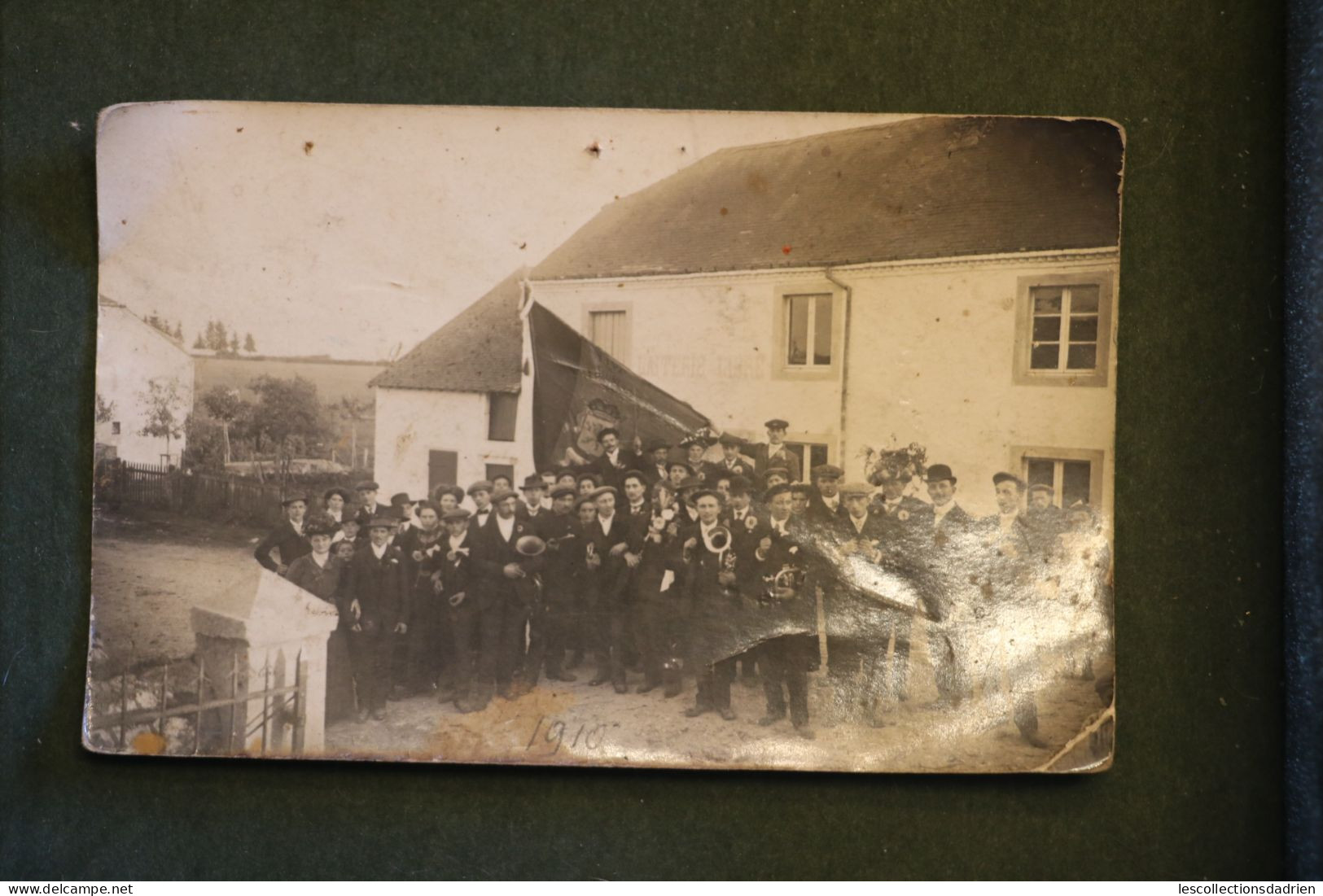 Carte Postale Ancienne Habay Habay-la-Neuve 1910  E. Gavroy - Souvenir De La Danse Des Courtes - Laiterie - Habay