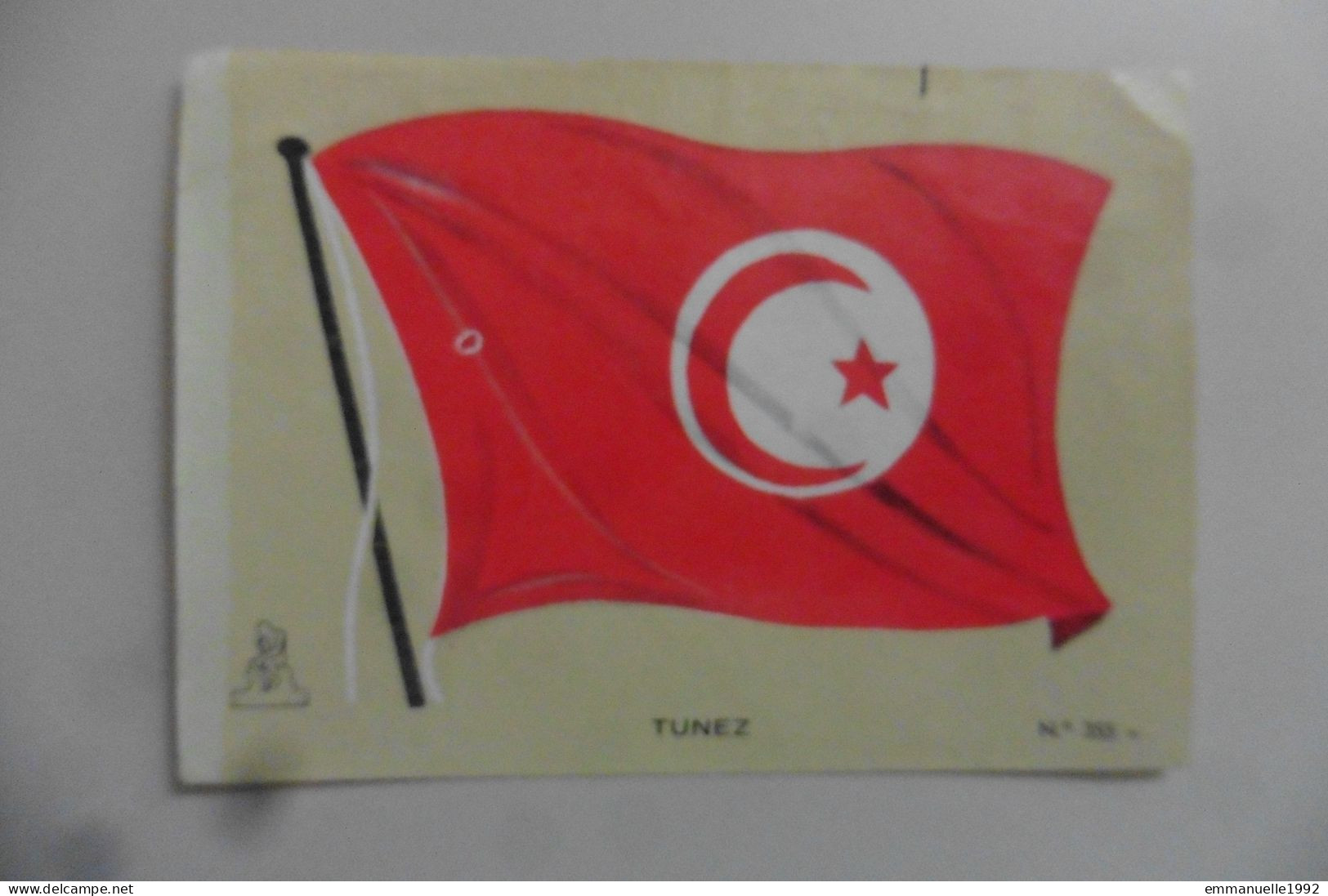 Chromo Espagnol Tunisie Drapeau Du Pays Tunis TunezChromo Espagnol Tunisie Drapeau Du Pays Tunis Tunez - Autres & Non Classés