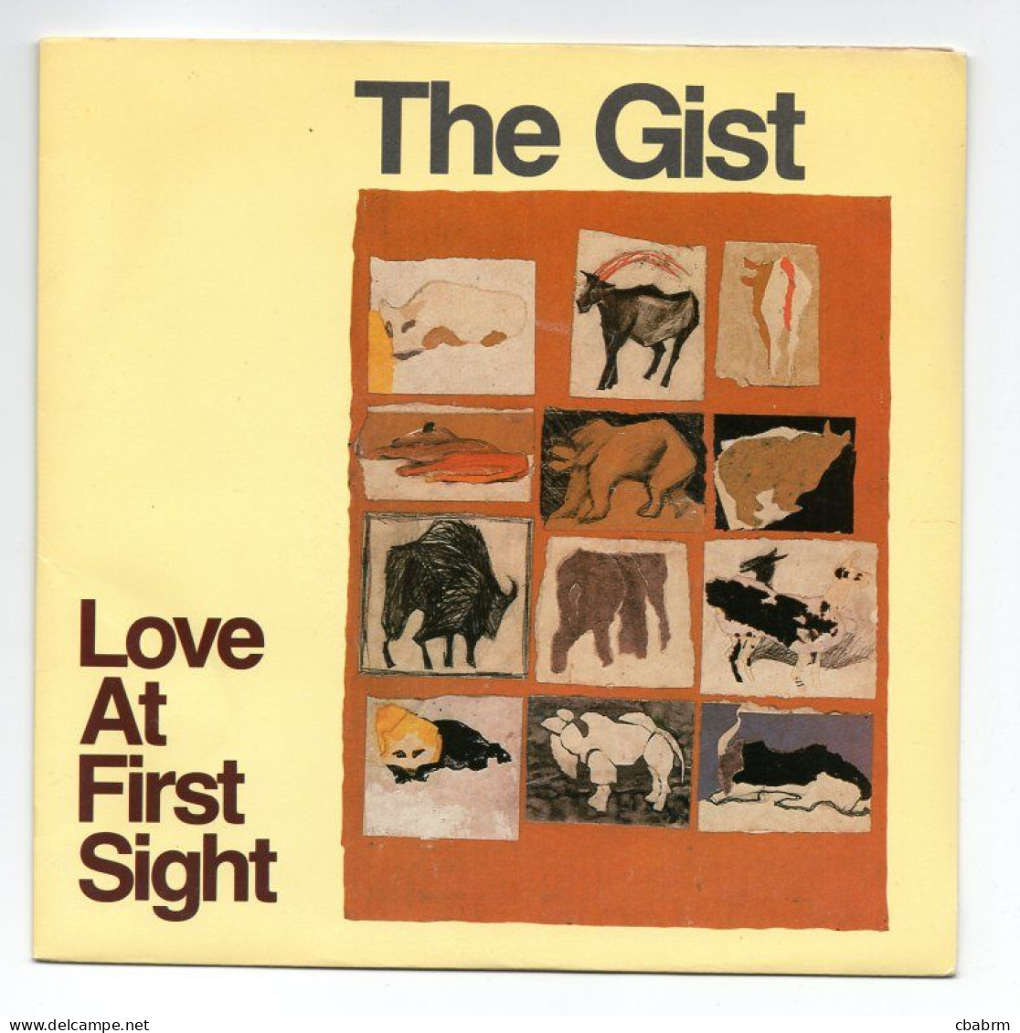 SP 45 TOURS THE GIST LOVE AT FIRST SIGHT 1986 FRANCE Virgin – 90293 - 7" - Rock
