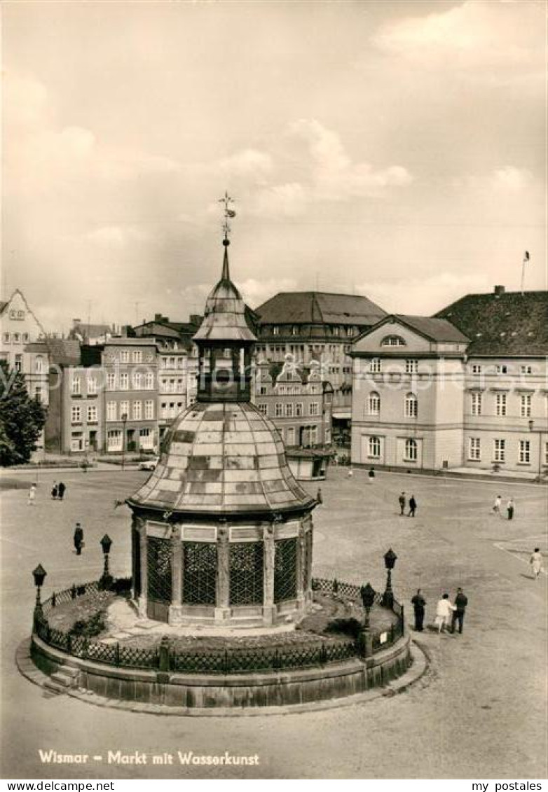 73293918 Wismar Mecklenburg Marktplatz Mit Wasserkunst Wismar Mecklenburg - Wismar