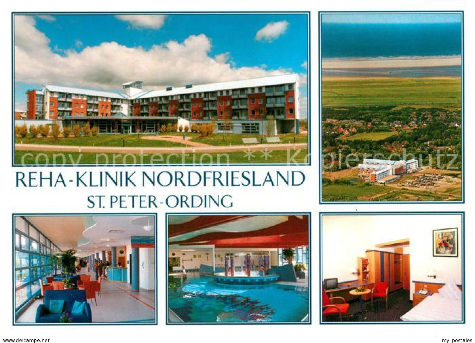 73293624 St Peter-Ording Rehaklinik Nordfriesland Innenansichten Fliegeraufnahme - St. Peter-Ording