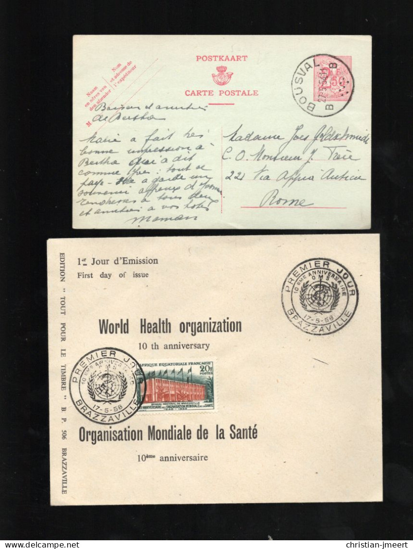 Belgique 5 Lettres/carte - Collections
