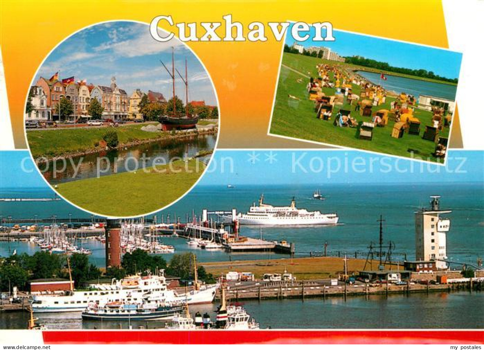 73293609 Cuxhaven Nordseebad Altes Segelschiff Badestrand Hafen Alte Liebe Flieg - Cuxhaven