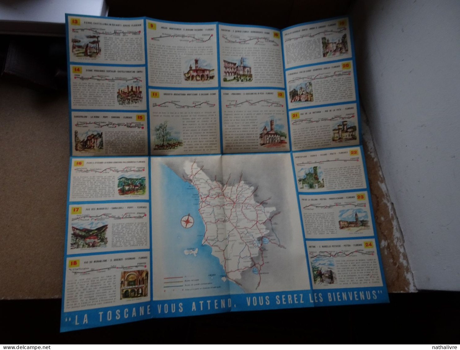 ITALIE - DEPLIANT TOURISTIQUE - VISITEZ LA TOSCANE - Tourism Brochures