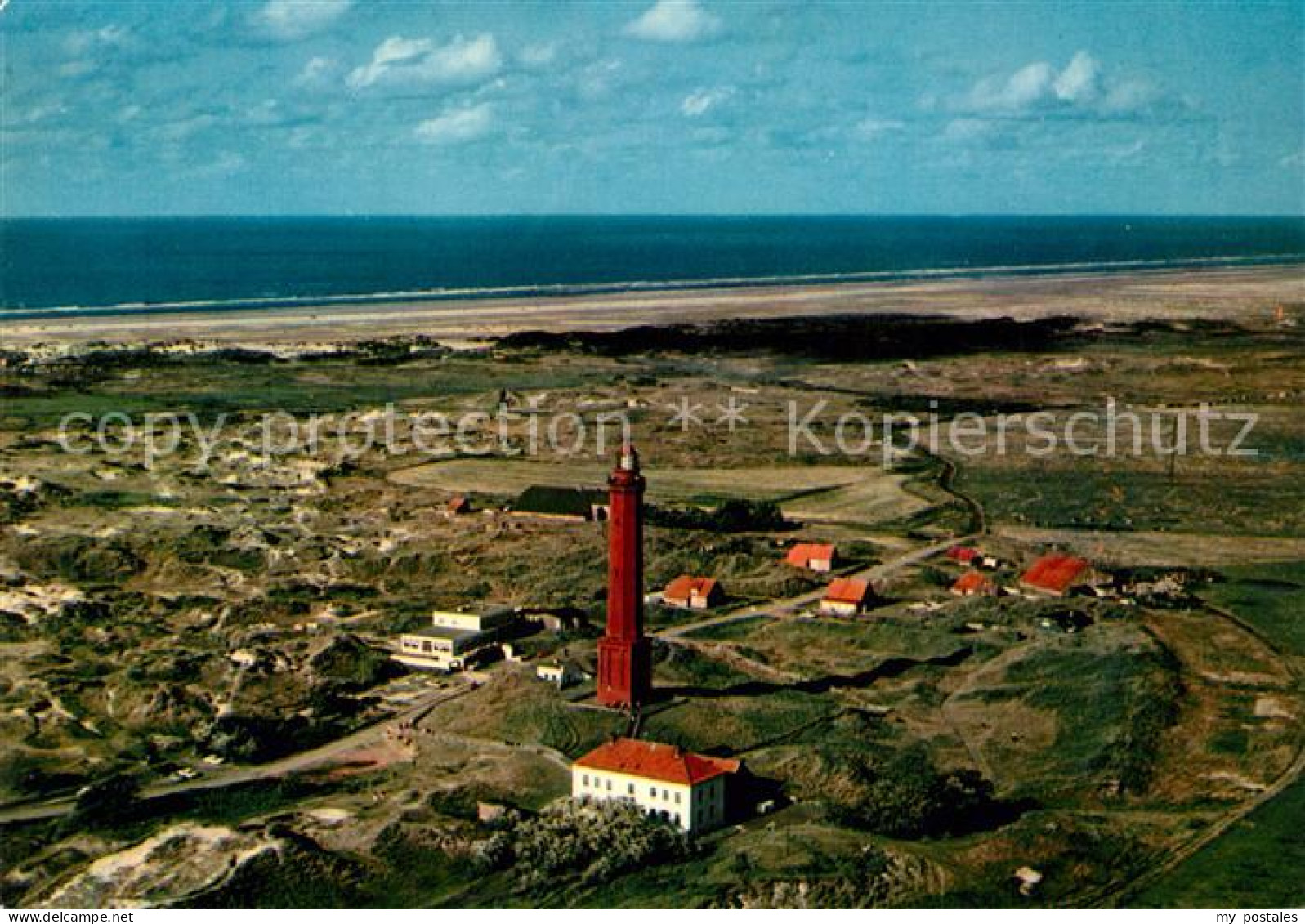 73293586 Norderney Nordseebad Leuchtturm Nordseeinsel Fliegeraufnahme Norderney  - Norderney