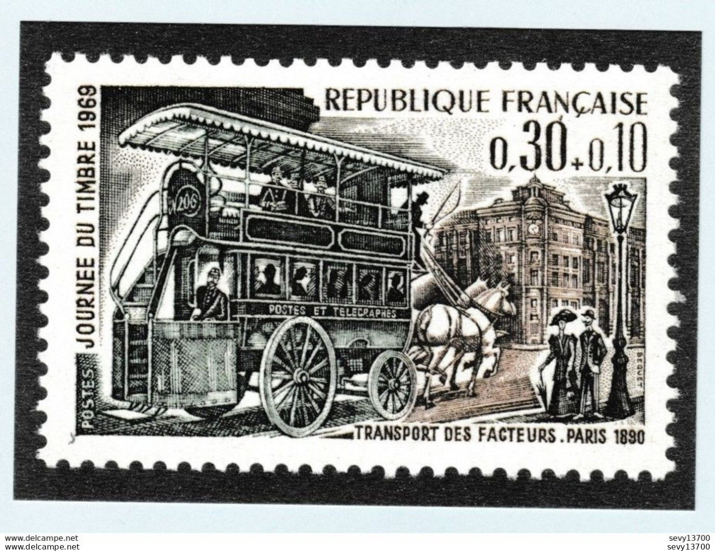 PAP Entier Postal Journée Du Timbre 1968 Validité Internationale La Poste 2021 Transports Des Facteurs - PAP:  Varia (1995-...)