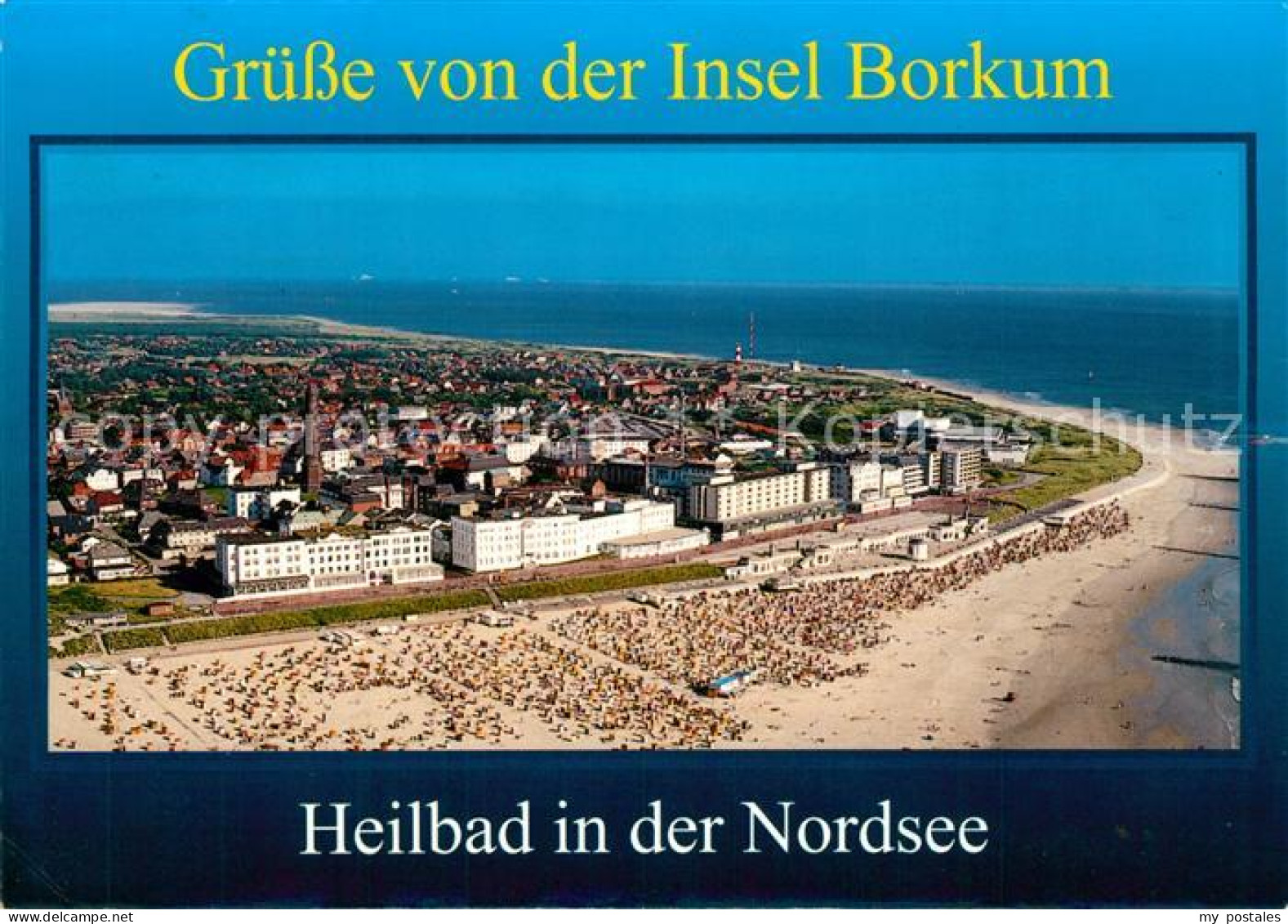 73293546 Borkum Nordseebad Nordseeinsel Fliegeraufnahme Borkum Nordseebad - Borkum