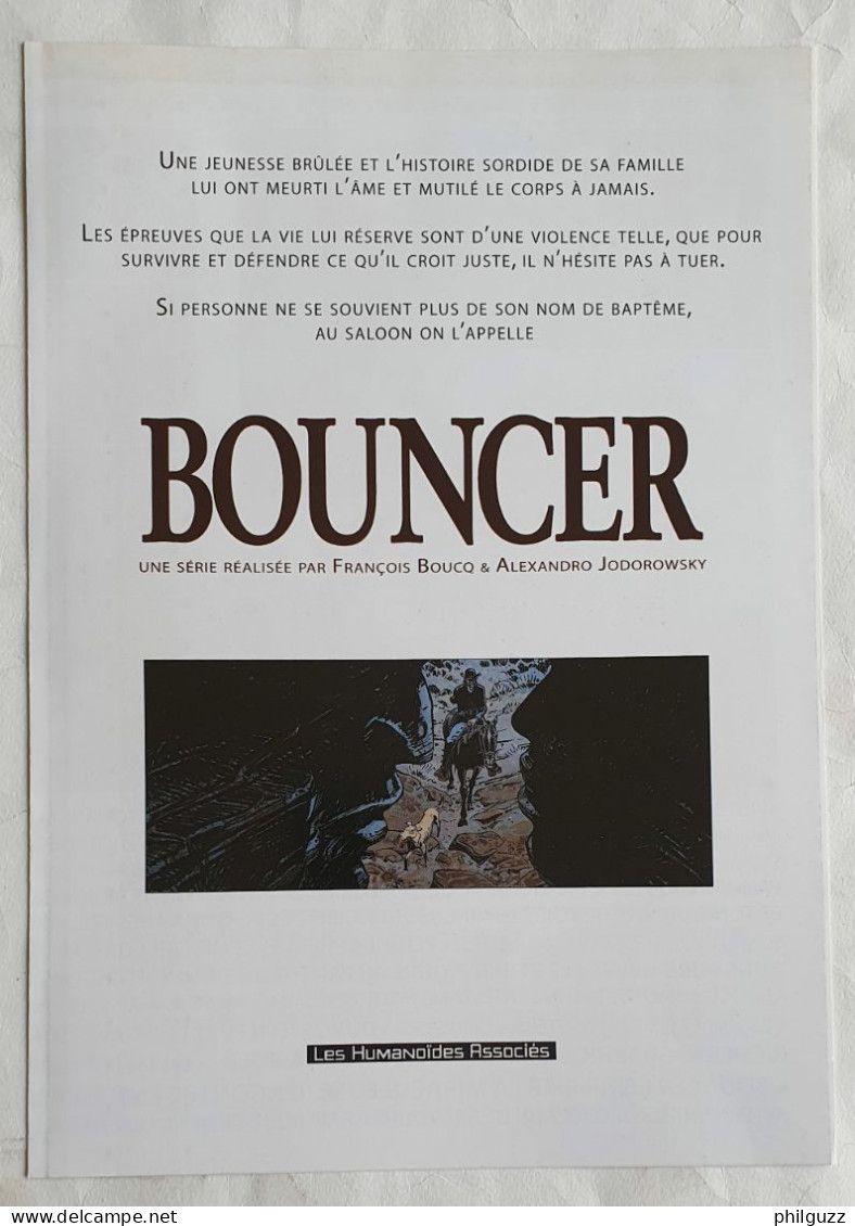 DOSSIER DE PRESSE DEPLIANT BOUNCER BOUCQ Humanoides 2009 - Press Books