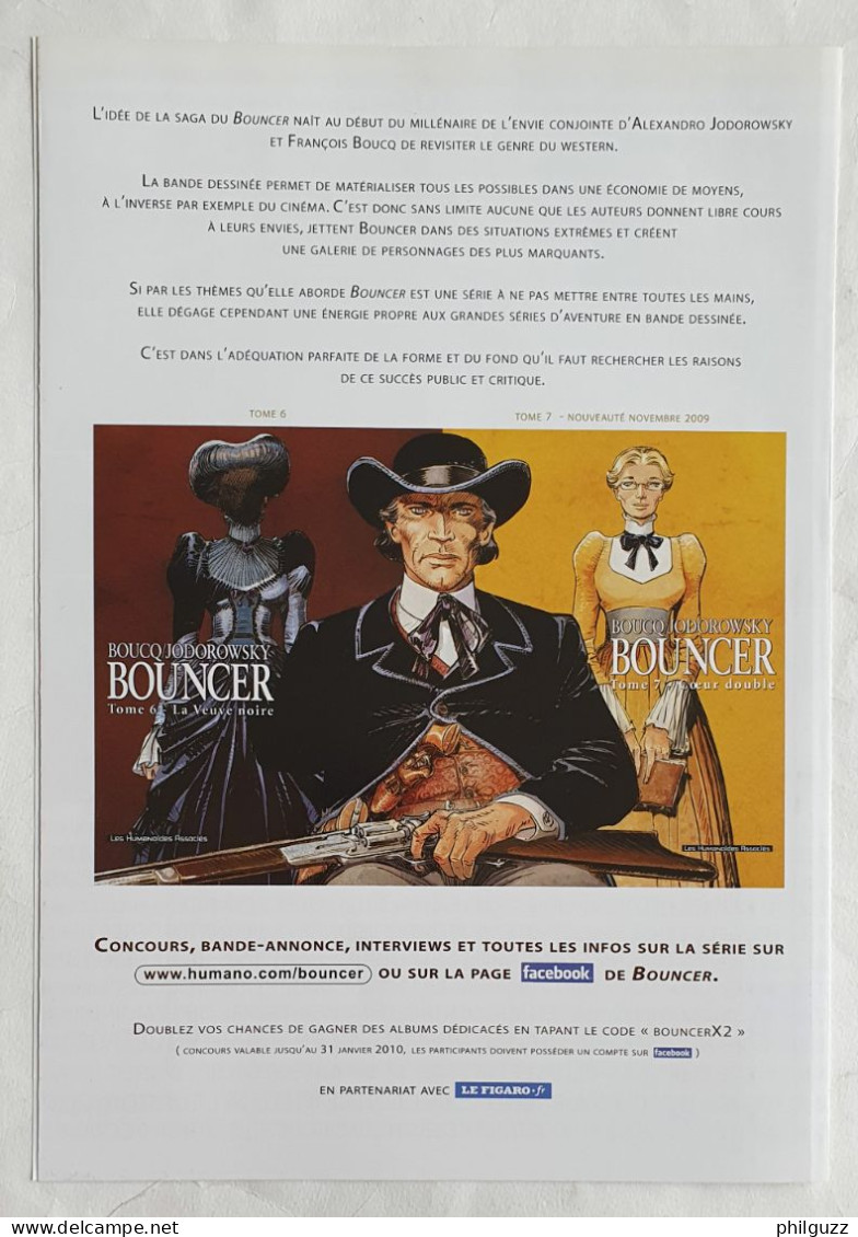 DOSSIER DE PRESSE DEPLIANT BOUNCER BOUCQ Humanoides 2009 - Archivio Stampa