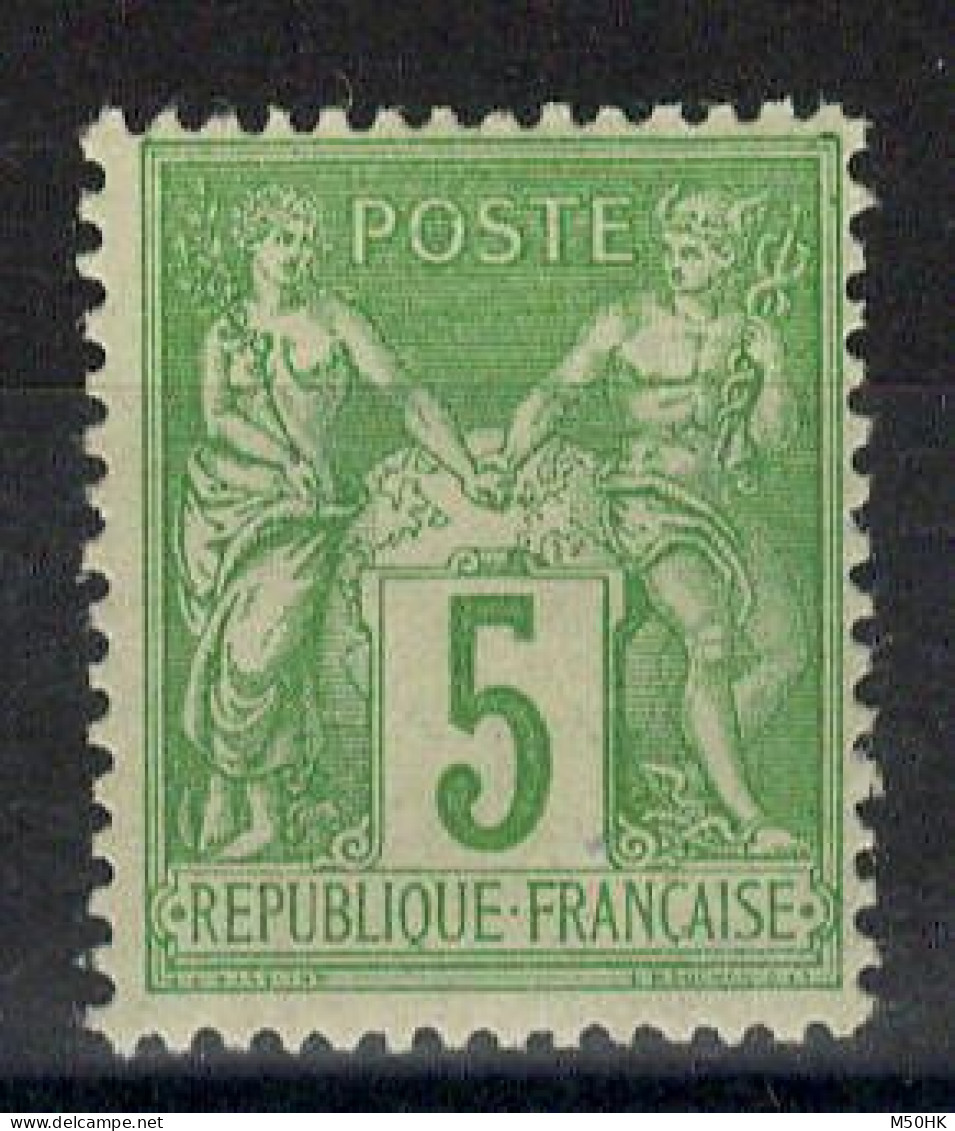 Sage Type II - YV 106 N* (trace) MLH , Cote 50 Euros - 1876-1898 Sage (Type II)