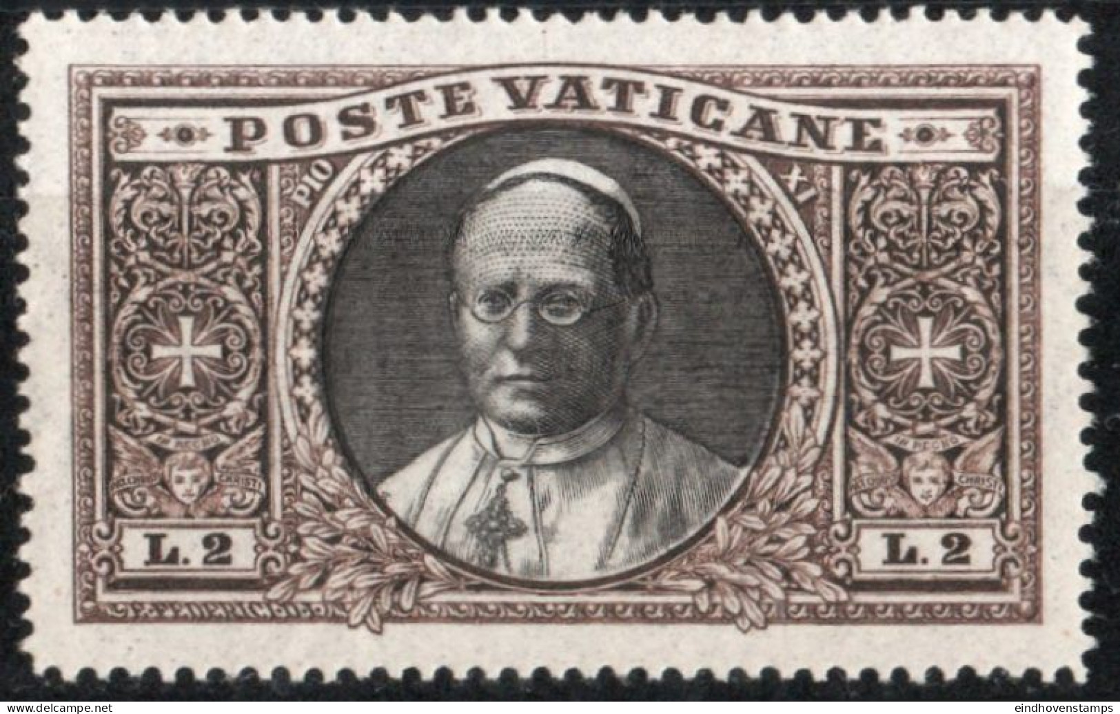 Vatican 1933 2 L 1 Value MH - Unused Stamps