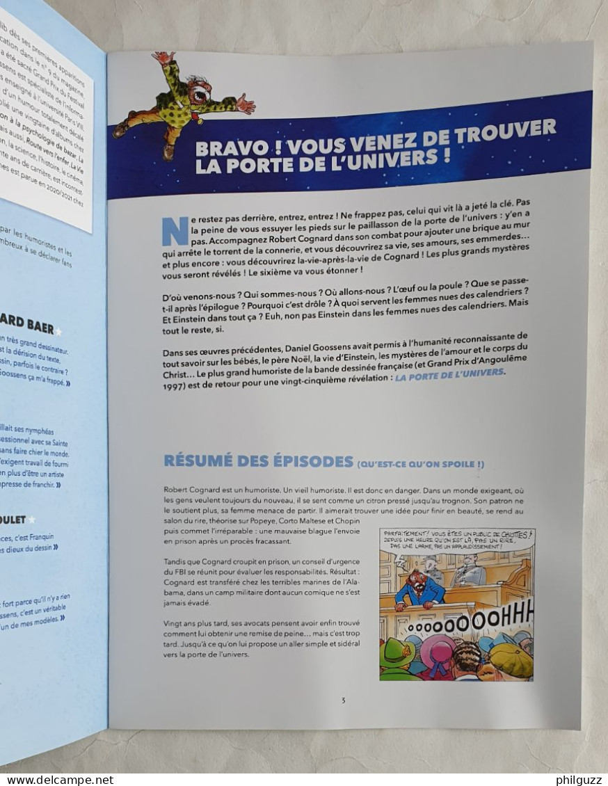 DOSSIER DE PRESSE LA PORTE DE L'UNIVERS GOOSSENS 2022 - Persboek