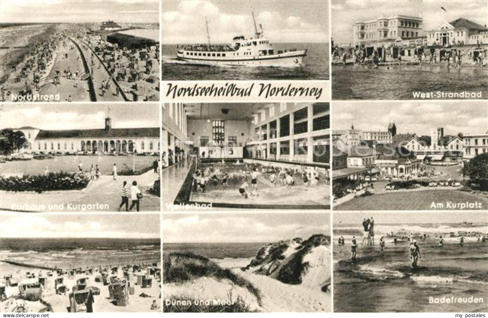 73293309 Norderney Nordseebad Nordstrand West Strandbad Kurhaus Wellenbad Kurpla - Norderney