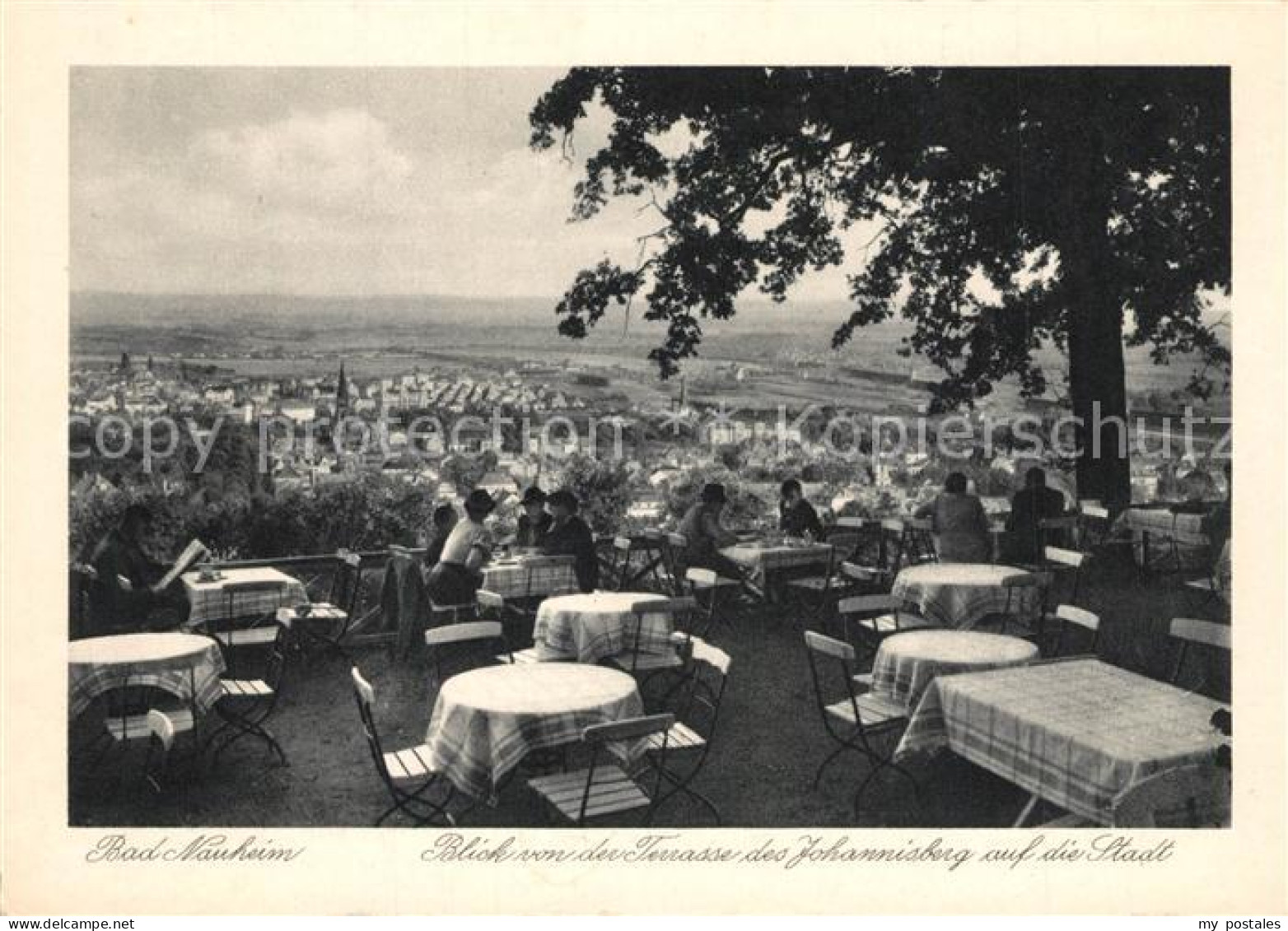 73293137 Bad Nauheim Blick Von Der Terrasse Des Johannisberg Auf Die Stadt Bad N - Bad Nauheim