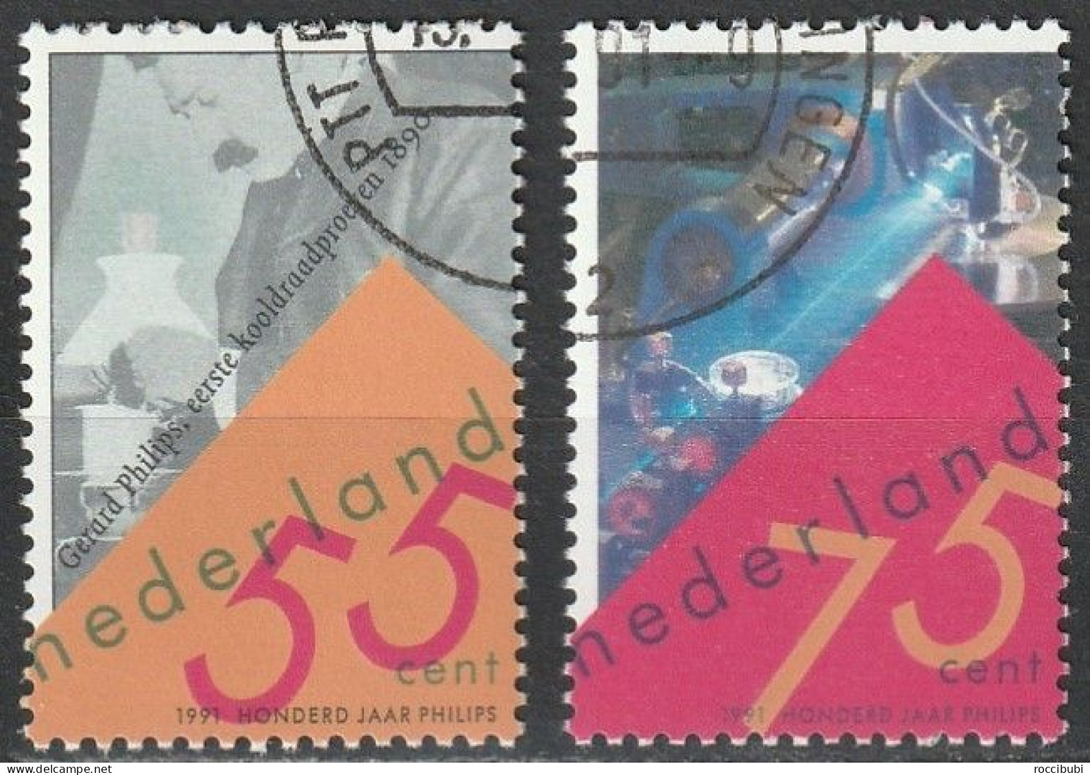 1991...1406,1408 O - Used Stamps