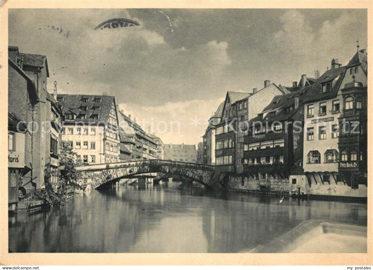 73293127 Nuernberg Altstadt Fleischbruecke Ueber Pegnitz  Nuernberg - Nuernberg