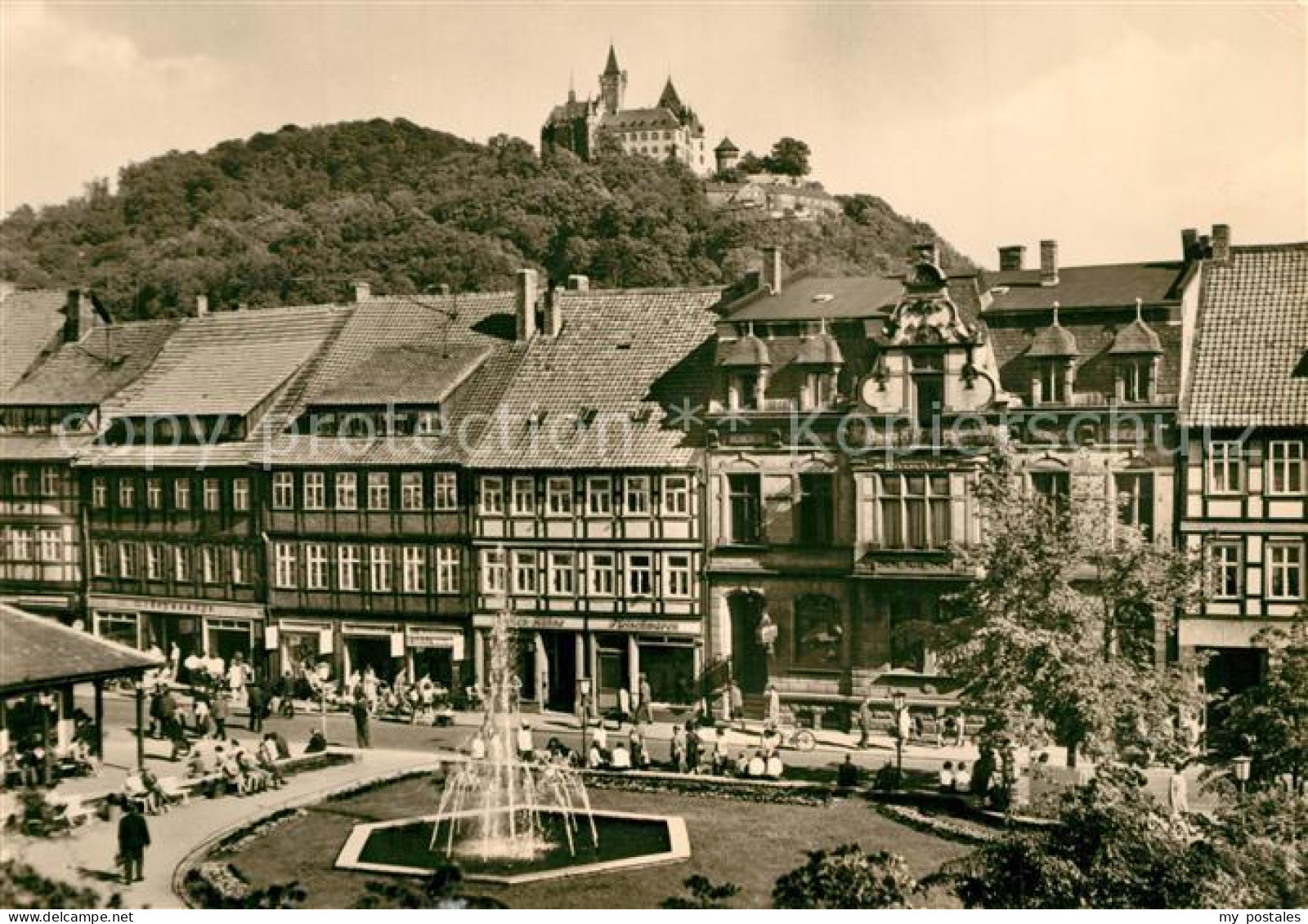 73292835 Wernigerode Harz Nicolaiplatz Fachwerk Wernigerode Harz - Wernigerode