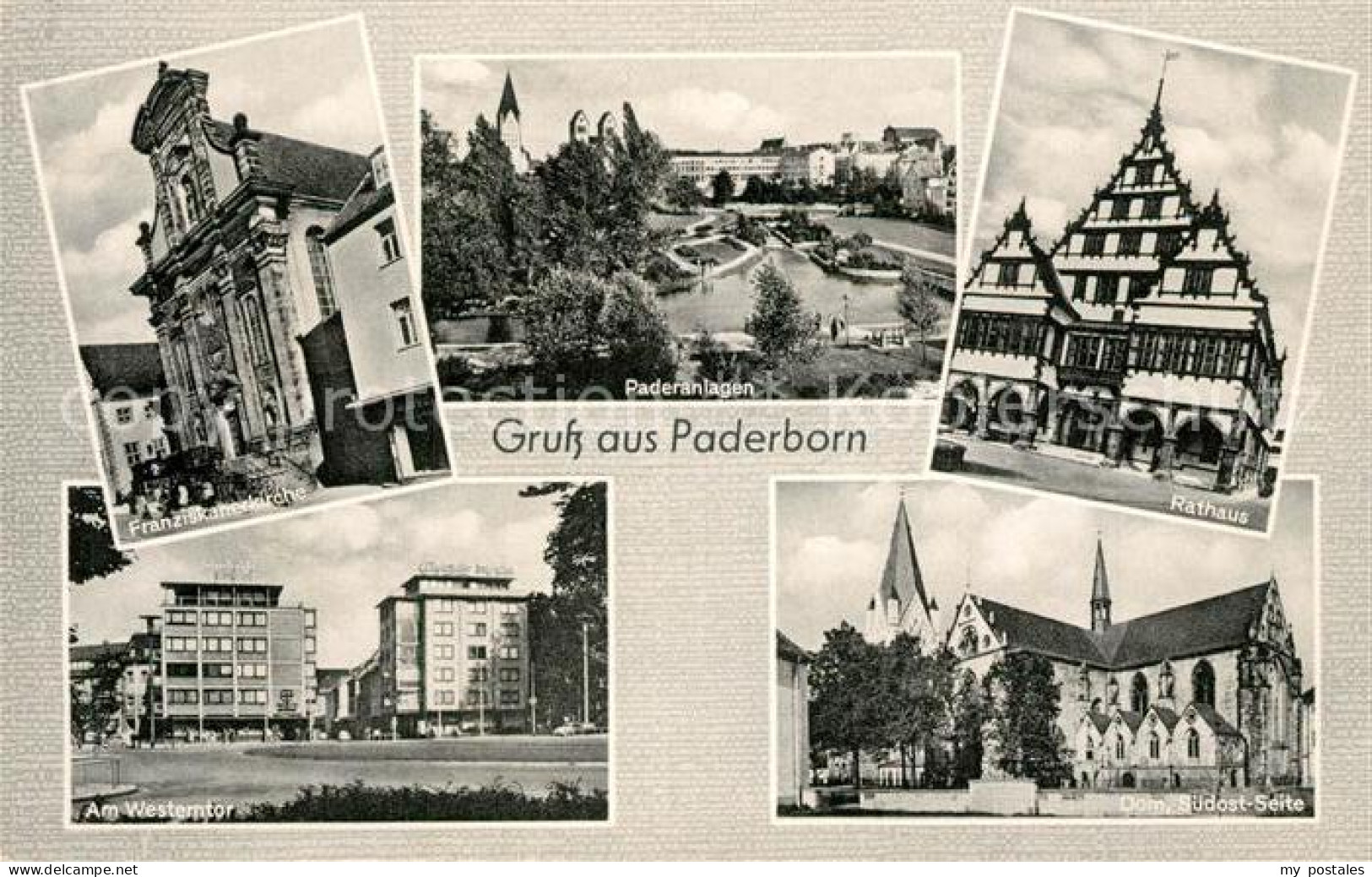 73292705 Paderborn Franziskanerkirche Paderanlagen Rathaus Am Westerntor Dom Sue - Paderborn